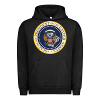 Pigment Black fake presidential seal Urban Hoodie - linhVisuals