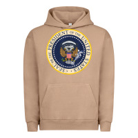 Pigment Burro fake presidential seal Urban Hoodie - linhVisuals