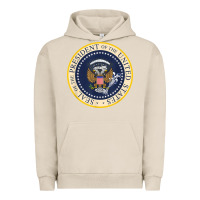 Pigment French Oak fake presidential seal Urban Hoodie - linhVisuals