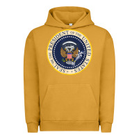 Pigment Peanut Butter fake presidential seal Urban Hoodie - linhVisuals