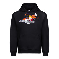 Black calvin Urban Hoodie - linhVisuals
