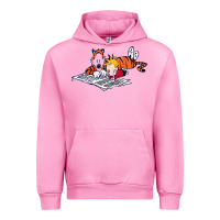 Fuchsia Pink calvin Urban Hoodie - linhVisuals
