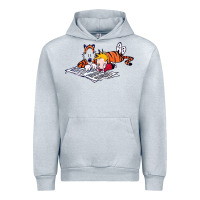 Heather Grey calvin Urban Hoodie - linhVisuals