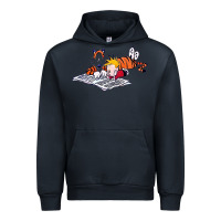 Navy calvin Urban Hoodie - linhVisuals