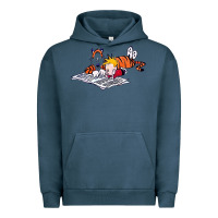 Pigment Midnight Navy calvin Urban Hoodie - linhVisuals