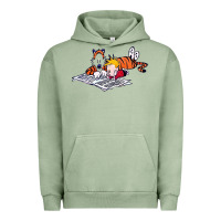 Pigment Oil Green calvin Urban Hoodie - linhVisuals