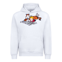 White calvin Urban Hoodie - linhVisuals