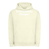 Pigment Pistachio everybody poops Urban Hoodie - linhVisuals
