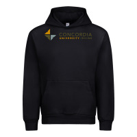 Black Concordia University Irvine Urban Hoodie - linhVisuals