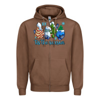 Chestnut tis the season christmas tree  cake winter and snowman Zipper Hoodie - AdoDesignShop