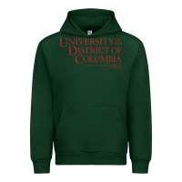 Forest Green University of the District of Columbia Urban Hoodie - linhVisuals