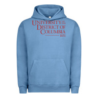 Pigment Pebble Blue University of the District of Columbia Urban Hoodie - linhVisuals
