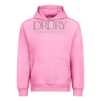 Fuchsia Pink Drury University Urban Hoodie - linhVisuals
