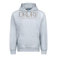 Heather Grey Drury University Urban Hoodie - linhVisuals