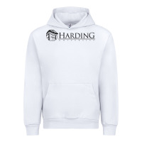 White Harding University Urban Hoodie - linhVisuals