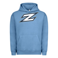 Pigment Pebble Blue akron zips Urban Hoodie - linhVisuals