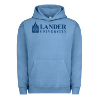 Pigment Pebble Blue Lander University Urban Hoodie - linhVisuals