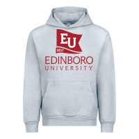 Heather Grey Edinboro University Urban Hoodie - linhVisuals