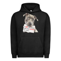 Pigment Black pitbull t  shirt i sit for you will you stand for me t  shirt Urban Hoodie - linhVisuals