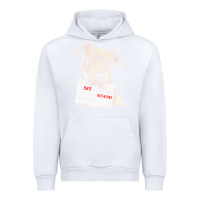 White pitbull t  shirt i sit for you will you stand for me t  shirt Urban Hoodie - linhVisuals