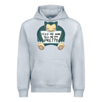 Heather Grey feed me snrlx Urban Hoodie - linhVisuals