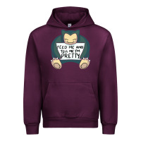 Mauve Wine feed me snrlx Urban Hoodie - linhVisuals