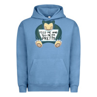 Pigment Pebble Blue feed me snrlx Urban Hoodie - linhVisuals