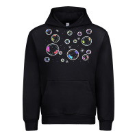 Black bubbles t  shirt bubbles t  shirt Urban Hoodie - linhVisuals