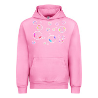 Fuchsia Pink bubbles t  shirt bubbles t  shirt Urban Hoodie - linhVisuals