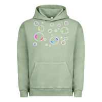 Pigment Oil Green bubbles t  shirt bubbles t  shirt Urban Hoodie - linhVisuals