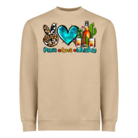 Mushroom peace love whiskey Heavyweight Sweatshirt - AdoDesignShop