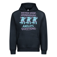 Navy axolotl questions Urban Hoodie - linhVisuals