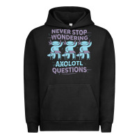 Pigment Black axolotl questions Urban Hoodie - linhVisuals
