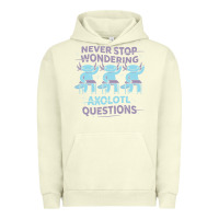 Pigment Pistachio axolotl questions Urban Hoodie - linhVisuals