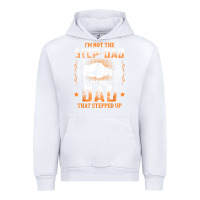 White mens i'm not the step dad i'm the dad that stepped up father gift t sh Urban Hoodie - linhVisuals