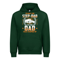 Forest Green mens i'm not the step dad i'm the dad that stepped up father gift t sh Urban Hoodie - linhVisuals