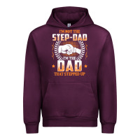 Mauve Wine mens i'm not the step dad i'm the dad that stepped up father gift t sh Urban Hoodie - linhVisuals