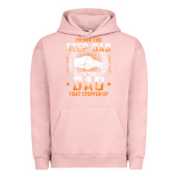 Pigment Salmon mens i'm not the step dad i'm the dad that stepped up father gift t sh Urban Hoodie - linhVisuals