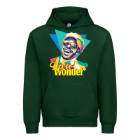 Forest Green stevie wonder vintage Urban Hoodie - linhVisuals