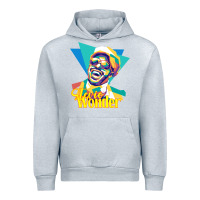 Heather Grey stevie wonder vintage Urban Hoodie - linhVisuals