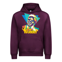 Mauve Wine stevie wonder vintage Urban Hoodie - linhVisuals