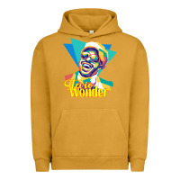 Pigment Peanut Butter stevie wonder vintage Urban Hoodie - linhVisuals
