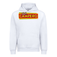 White suitable-pollo-campero-worn Urban Hoodie - linhVisuals