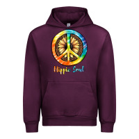 Mauve Wine Hippie  Soul Urban Hoodie - JahusDesignShop