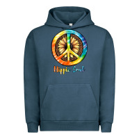 Pigment Midnight Navy Hippie  Soul Urban Hoodie - JahusDesignShop