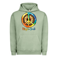 Pigment Oil Green Hippie  Soul Urban Hoodie - JahusDesignShop