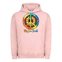 Pigment Salmon Hippie  Soul Urban Hoodie - JahusDesignShop