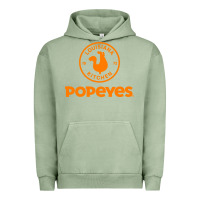 Pigment Oil Green suitable-popeyes-worn Urban Hoodie - linhVisuals