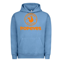 Pigment Pebble Blue suitable-popeyes-worn Urban Hoodie - linhVisuals