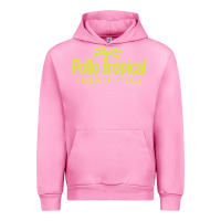 Fuchsia Pink suitable-pollo-tropical-worn Urban Hoodie - linhVisuals
